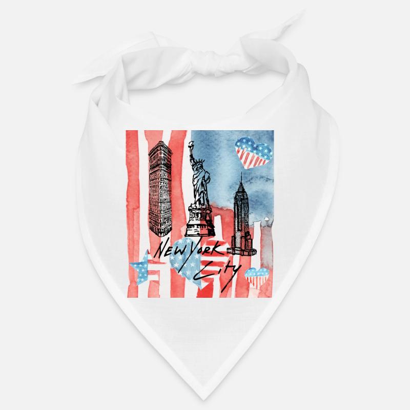 USA, Freiheitsstatue, New York. Bandana
