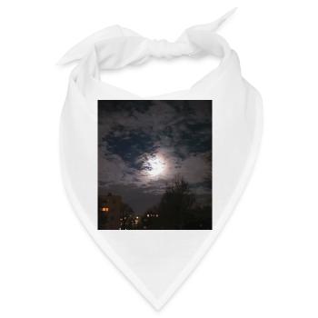 Moonshine in the dark - Bandana - Weiß - Vorne