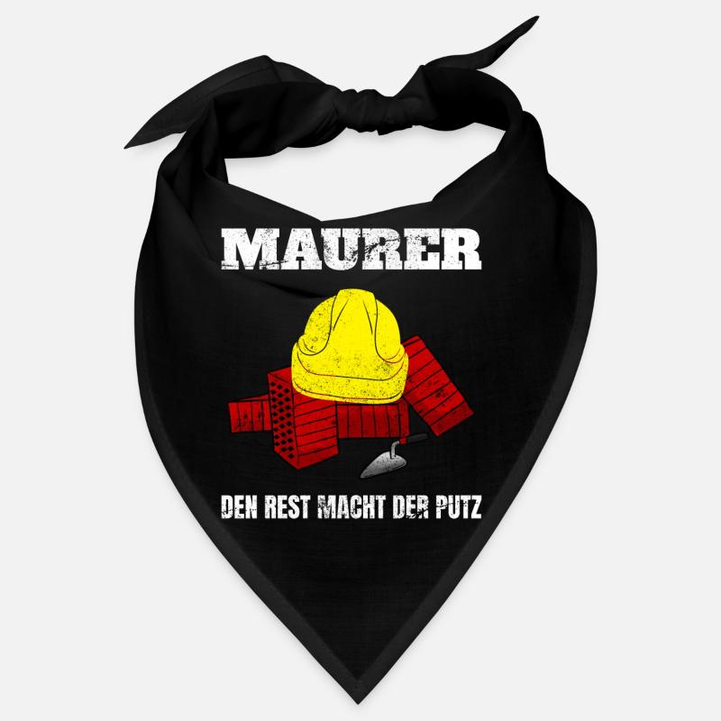 Maurer Den Rest Macht Der Putz Bandana