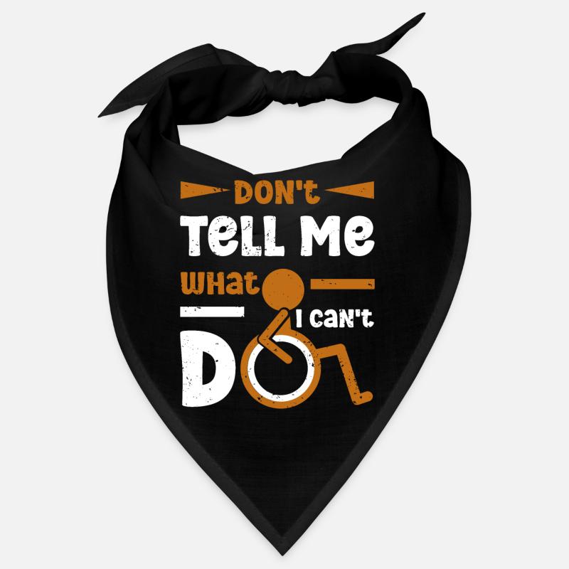 Utilisateur de fauteuil roulant Amputation d’une jambe Bandana