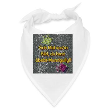 Mundgully - Shop WoW - 2023 - Bandana - Weiß - Vorne