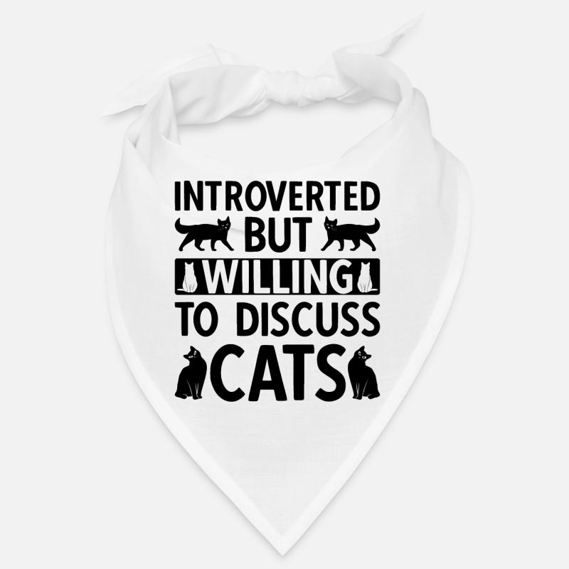 Chats Introvertis Timide Antisocial Bandana