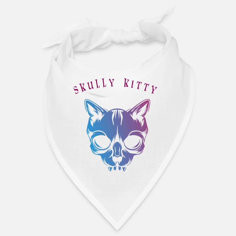 skully kitty Bandana