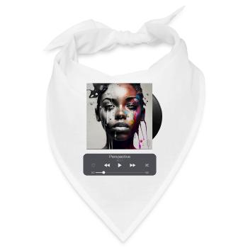 Perspective, Album cover, Art of music, AI shirts - Bandana - Weiß - Vorne