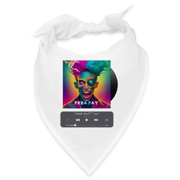 Freak, Album cover, Art of music, AI shirts - Bandana - Weiß - Vorne