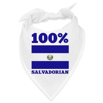 El Salvador - Bandana - Weiß - Vorne