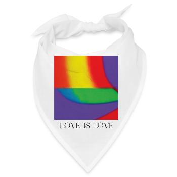 PRIDE - Bandana - Weiß - Vorne