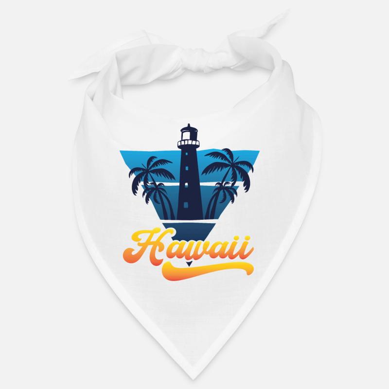 Conception de la plage du phare d’Hawaï Bandana