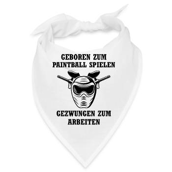 Paintball Airsoft - Bandana - Weiß - Vorne