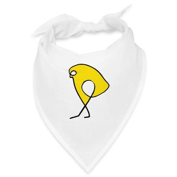 Spatz - Bandana - Weiß - Vorne