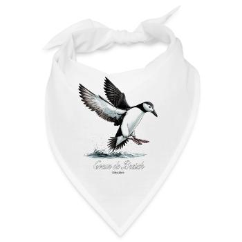 Guillemot de Troil Cezembre coeur de Breizh - Bandana - Weiß - Vorne