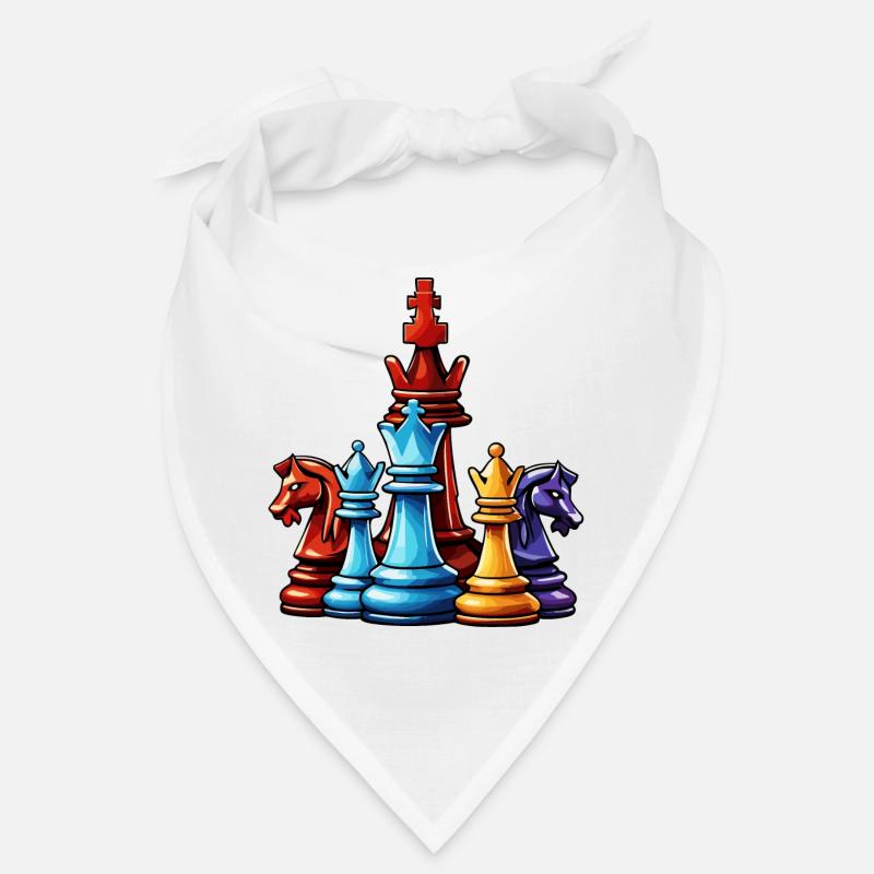 Chess / Pieces / Strategy / Brain Teaser / Nerd Bandana