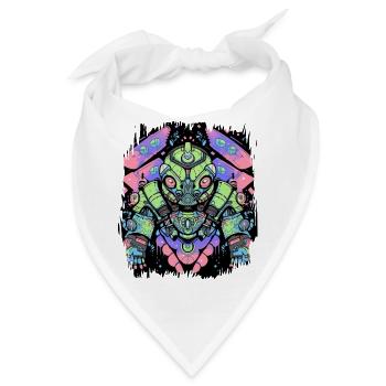 birthday present present wave wildlife nature - Bandana - Weiß - Vorne