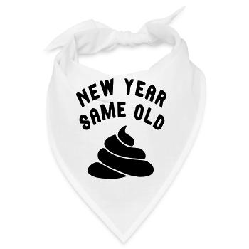 Jedes Silvester ist es dasselbe... # - Bandana - Weiß - Vorne