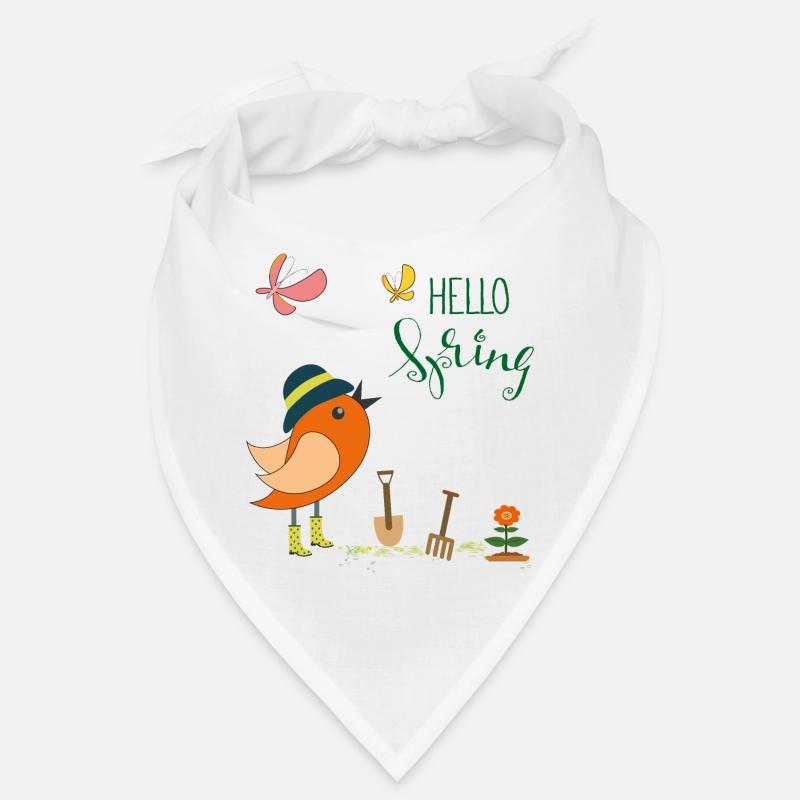 Hello Spring Garten Bandana