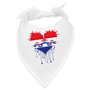 Kroatien hrvatska kroatien hrv hr reisen tourismus - Bandana - Weiß - Vorne