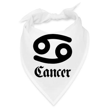 Krebs Hummer - Bandana - Weiß - Vorne