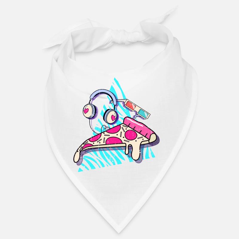 Melting Pizza Beats Headphones Bandana