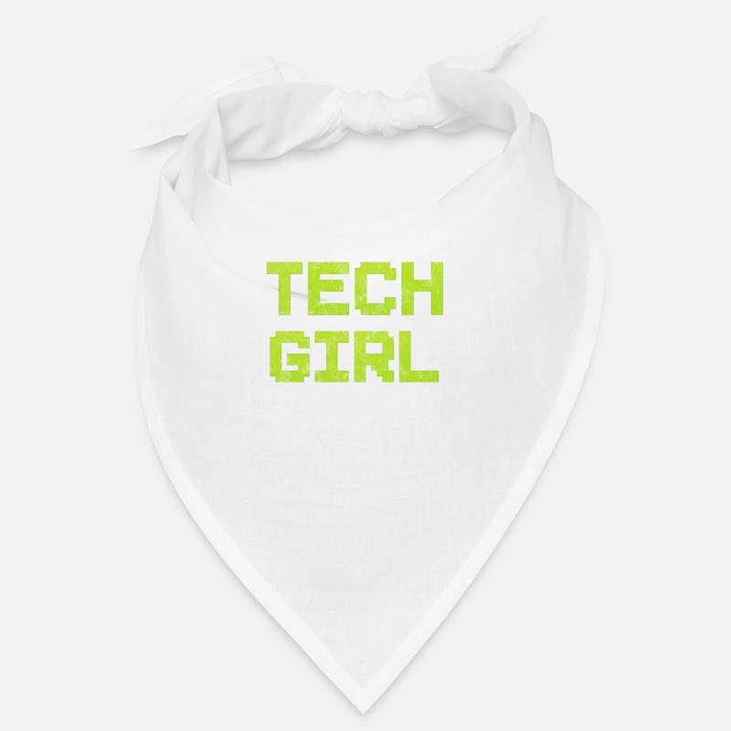 Tech Girl Computertechniker - Bandana - Weiß