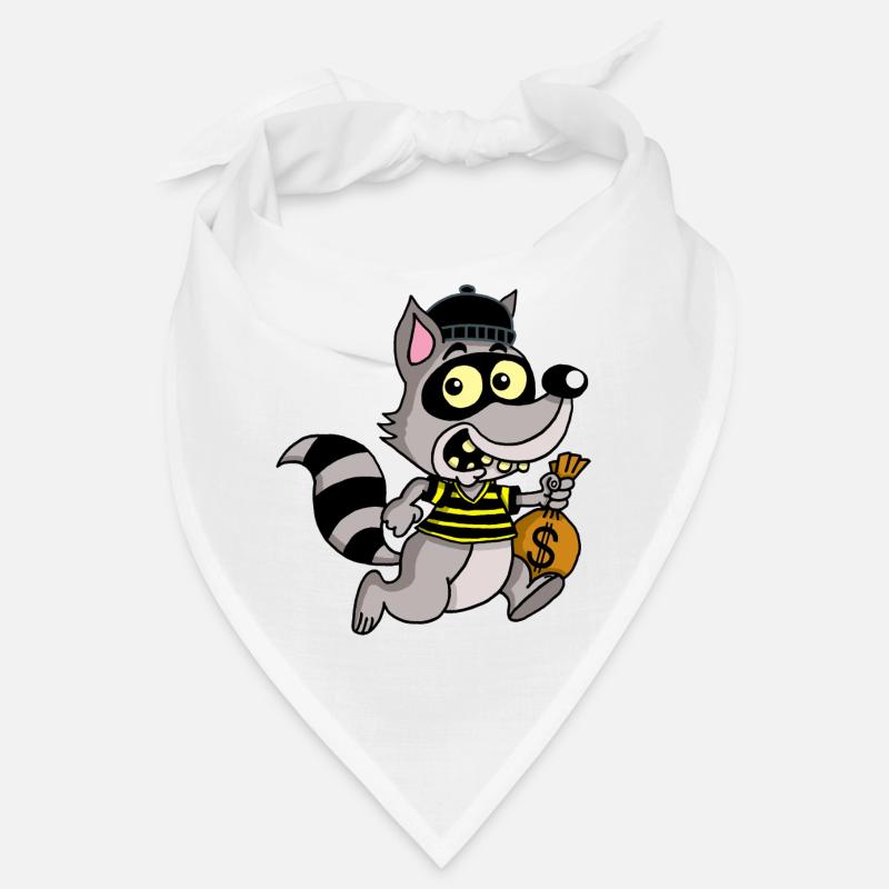 Diebischer Waschbär Bandana