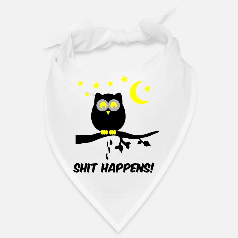 Owl Shit Happens 02 Bandana
