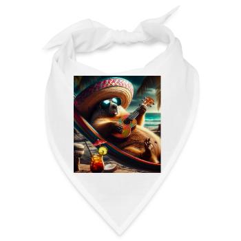 Sombrero Murmeltier - Bandana - Weiß - Vorne