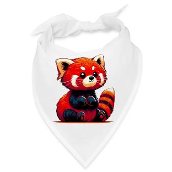 Kleiner Panda - Bandana - Weiß - Vorne