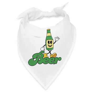 Beer - Bandana - Weiß - Vorne