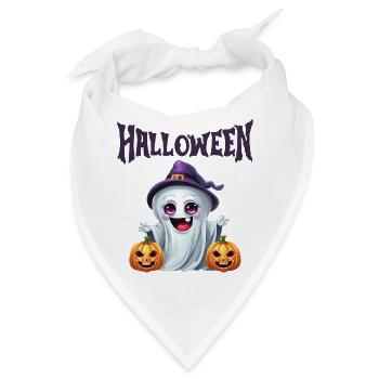 Halloween-Geist Halloween-Party - Bandana - Weiß - Vorne