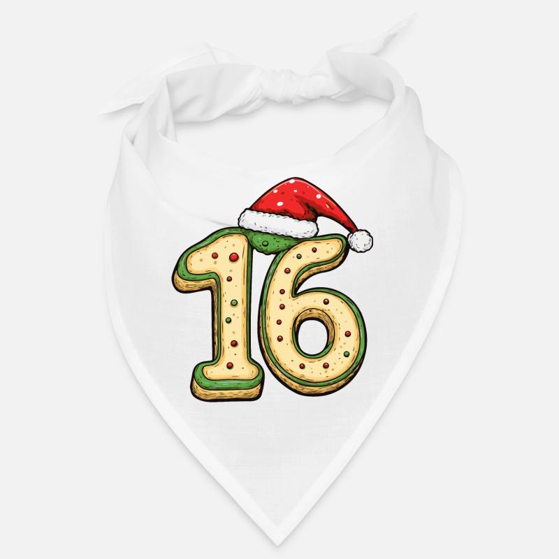 Biscuit de Noël à 16 chiffres Bandana