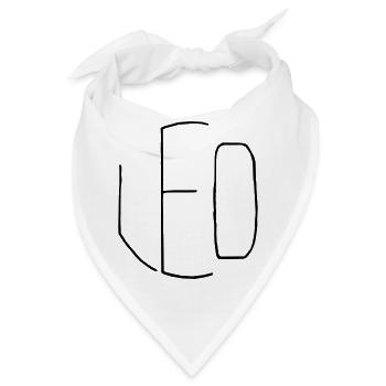 Leo - Bandana - Weiß - Vorne