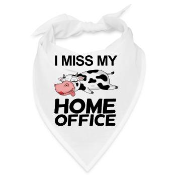 Home Office Spruch lustig - Bandana - Weiß - Vorne