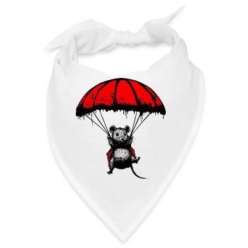 Adrenaline-Rat: Das Abenteuer ruft - Bandana - Weiß - Vorne
