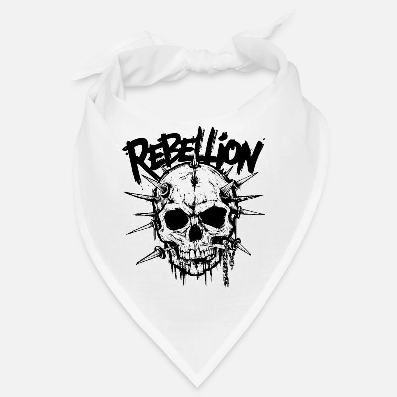 Punk-Totenkopf-Rebellion Bandana