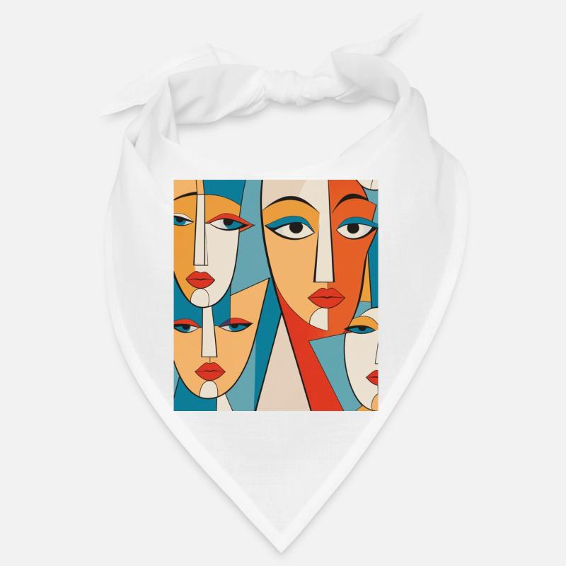Abstrakte Gesichter Bandana