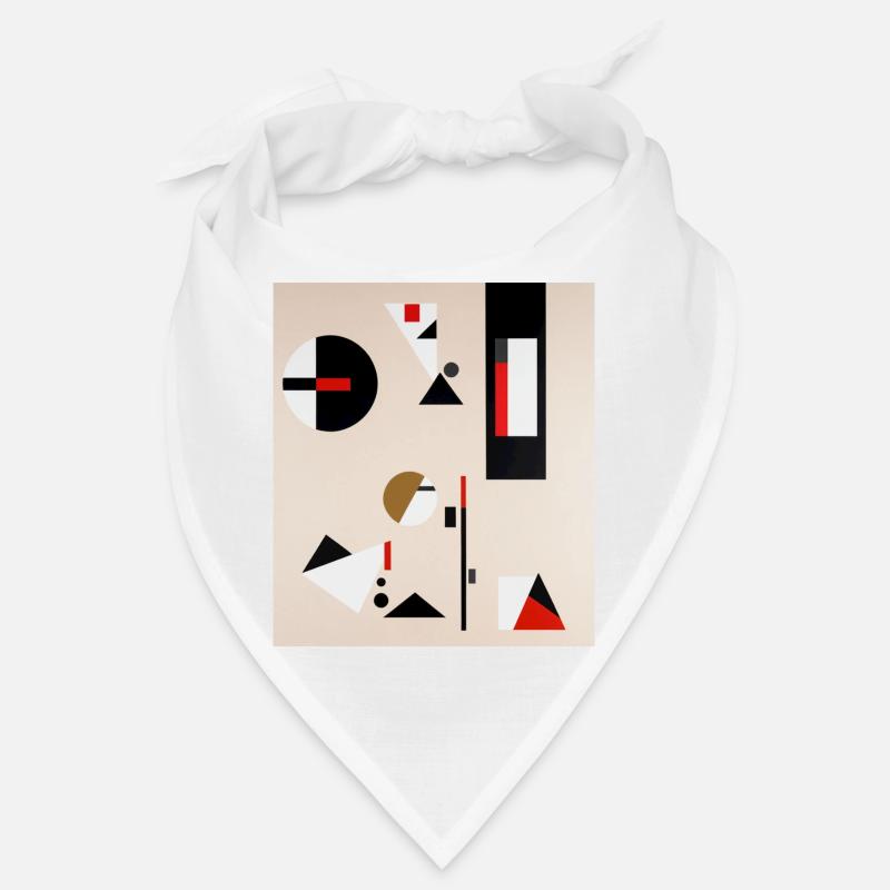 Abstract geometric composition Bandana