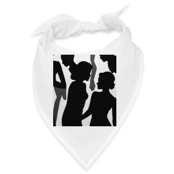 Schatten der Figur - Bandana - Weiß - Vorne