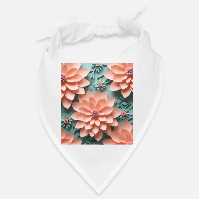 Fleurs en papier Bandana