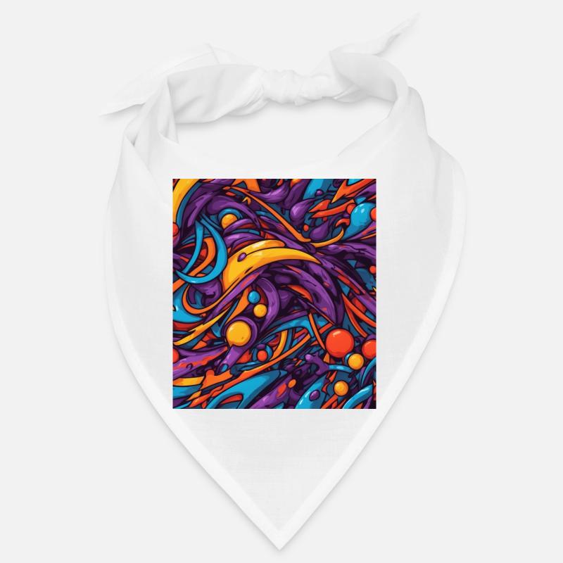 Abstrakte Farbkomposition Bandana