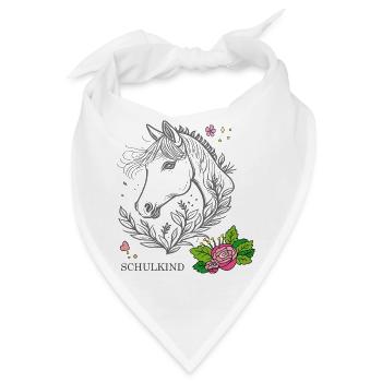 Schulkind - Bandana - Weiß - Vorne