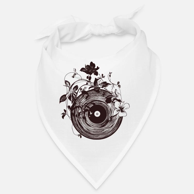 Disque vinyle vintage Plantes de vinyle Bandana