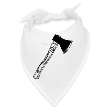 axt - Bandana - Weiß - Vorne