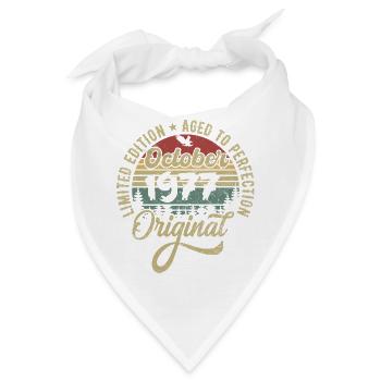 oktober 1977 Jahrestag oktober 1977 oktober - Bandana - Weiß - Vorne