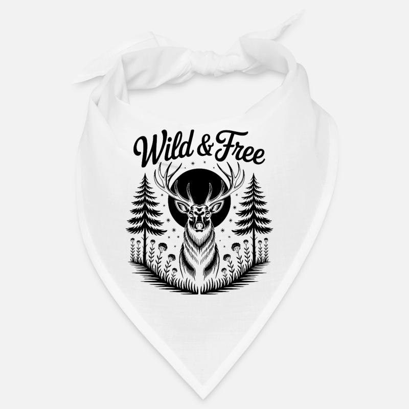 Cerf au clair de lune Bandana