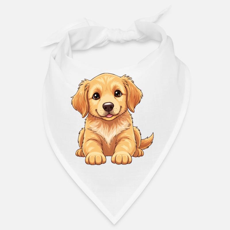 Chiot Golden Retriever 2 Bandana