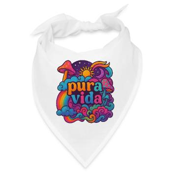 Pura Vida  - Bandana - Weiß - Vorne