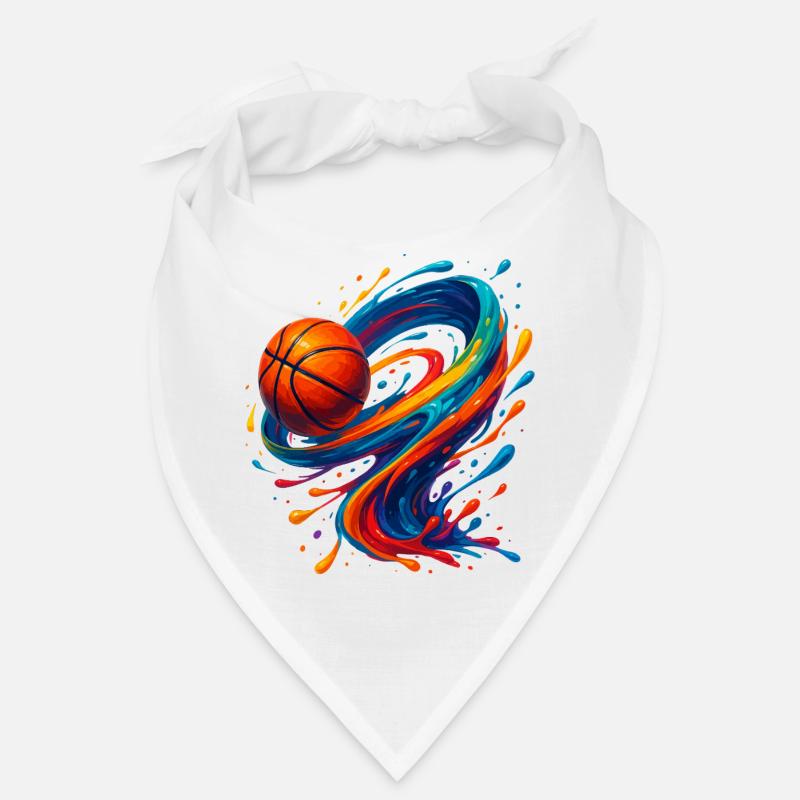 Éclaboussure de basket-ball Vibrant Orbit Bandana