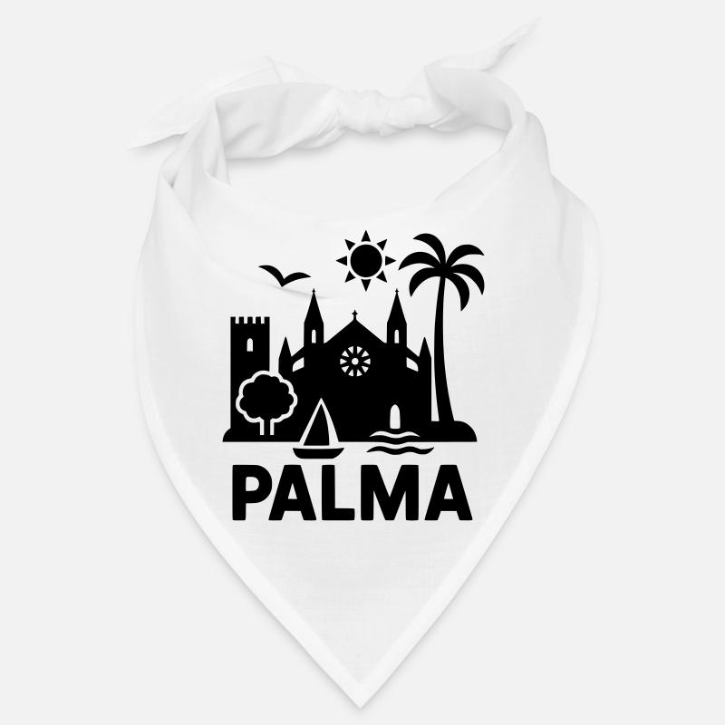 palma silhouette mallorca Bandana