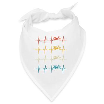 Moped-Scooter Herzschlag-Moped - Bandana - Weiß - Vorne