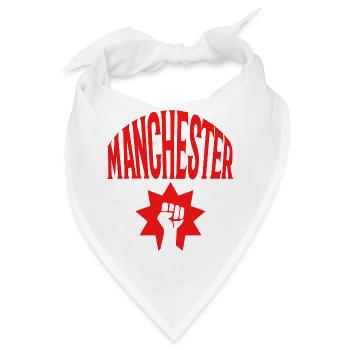 Manchester - Bandana - Weiß - Vorne